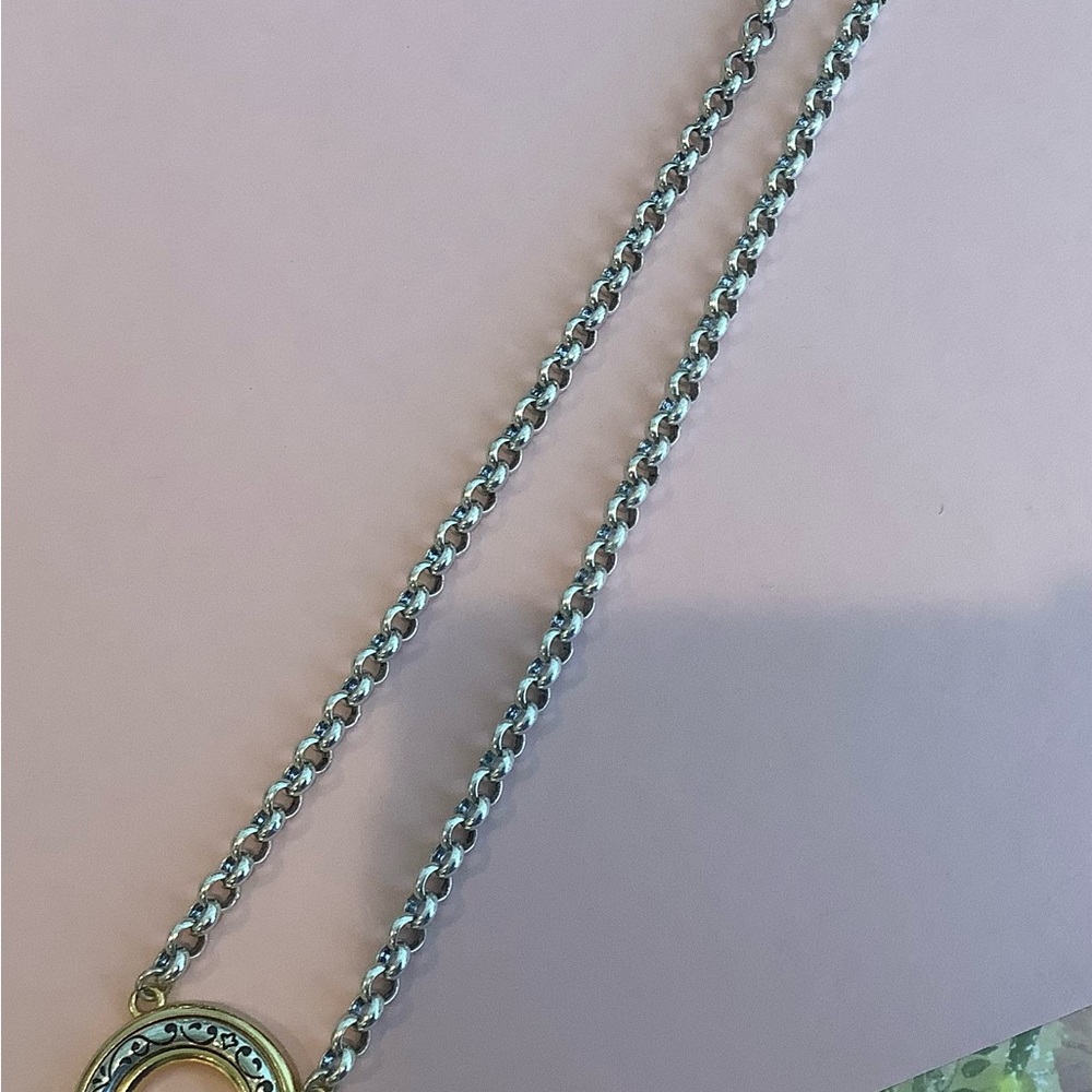 Brighton Venezia Open Ring Short Necklace Like New - Picture 2 of 7